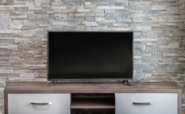 istock Living room interior and a plasma TV 1145304715