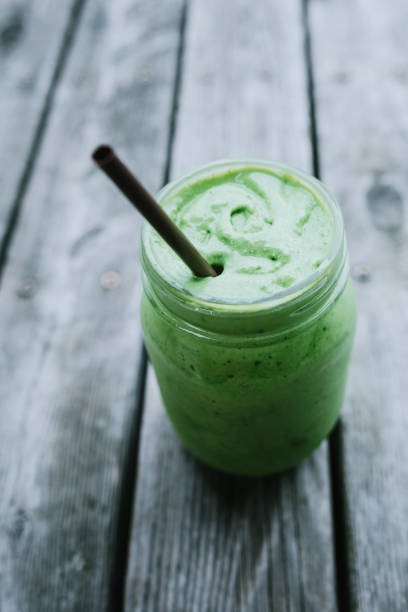 istock Fresh Fruit and Vegetable Iced Smoothie Drink 1145304737
