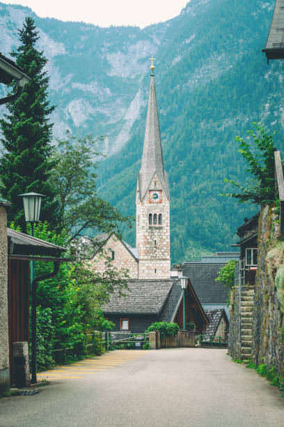 istock Hallstatt city street 1145305999