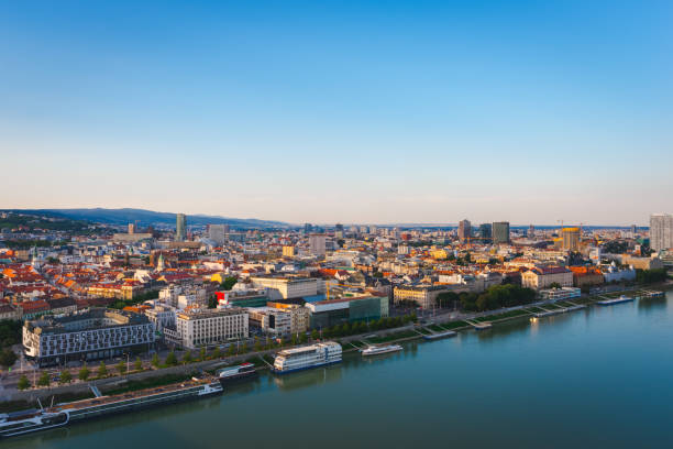 istock Scenic view of Bratislava city 1145308092