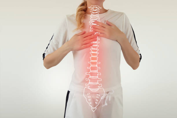 istock human spine with pain colored red 1145308922