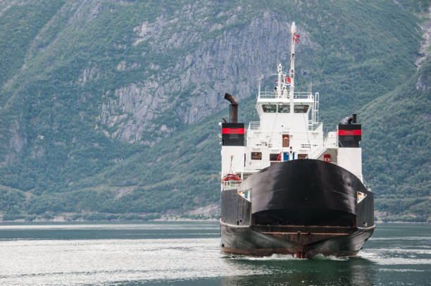 istock A boat on an Norwegian fjord 1145314477