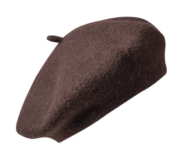 istock Beret isolated on white background. hat female beret 1145315158