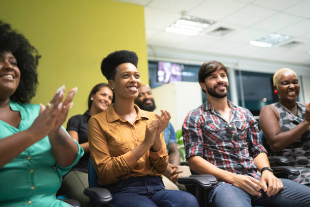 istock Business team applauding a work presentation 1145315315
