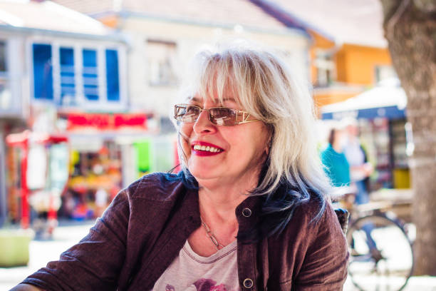 istock Smiling Senior woman outdoor 1145315521