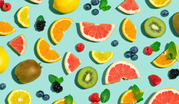 istock Collection of mixed fruits 1145315624