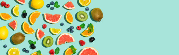 istock Collection of mixed fruits 1145315625