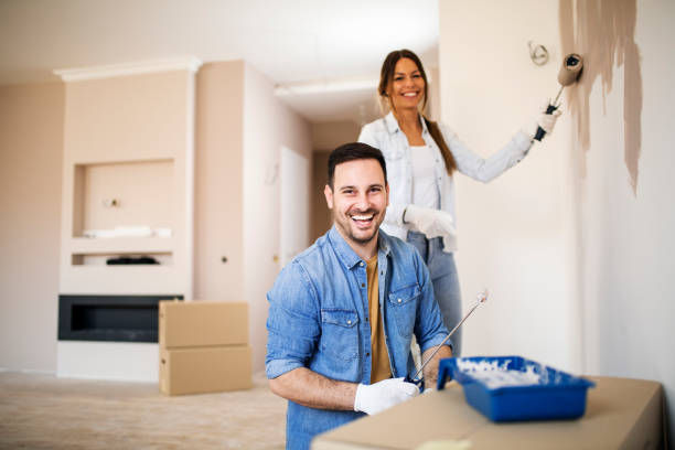 istock Young couple renovating apartment 1145315890