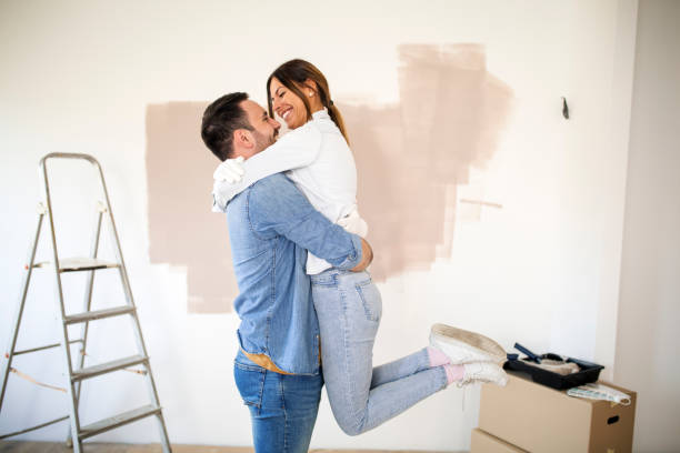 istock Young couple moving-in. 1145316995