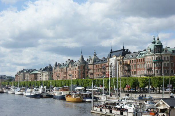 istock Stockholm cityscape by the river 1145321596