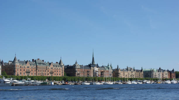 istock Stockholm cityscape by the river 1145326648