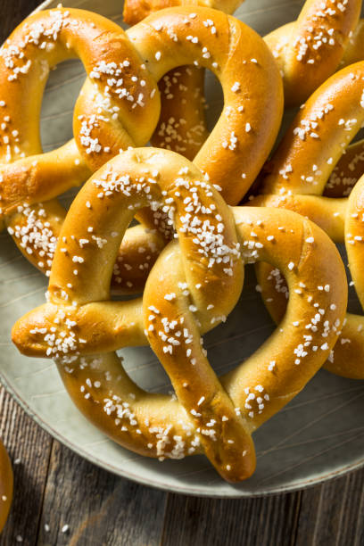 istock Homemade Bavarian Soft Pretzels 1145326755