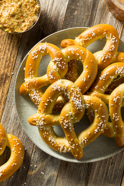 istock Homemade Bavarian Soft Pretzels 1145327808