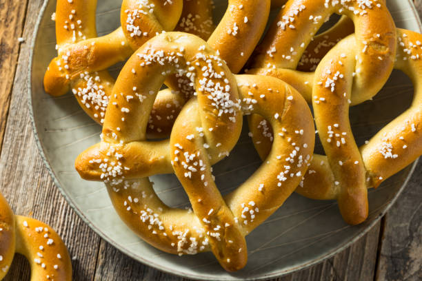 istock Homemade Bavarian Soft Pretzels 1145327850