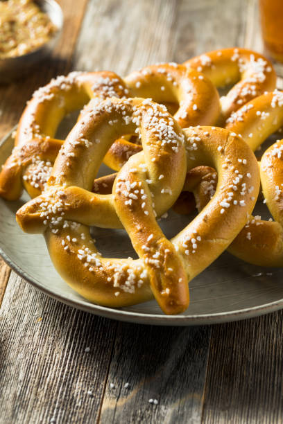 istock Homemade Bavarian Soft Pretzels 1145329178