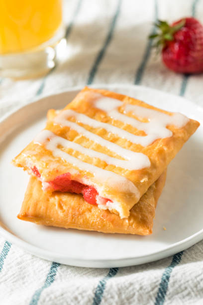 istock Sweet Breakfast Strawberry Toaster Pastry 1145330103