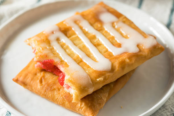 istock Sweet Breakfast Strawberry Toaster Pastry 1145330181