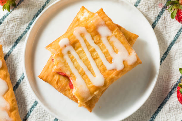 istock Sweet Breakfast Strawberry Toaster Pastry 1145330317