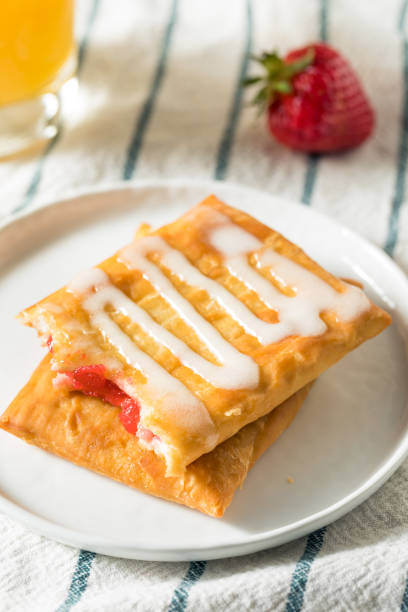 istock Sweet Breakfast Strawberry Toaster Pastry 1145330534