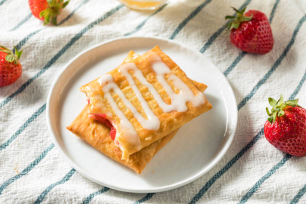 istock Sweet Breakfast Strawberry Toaster Pastry 1145330584