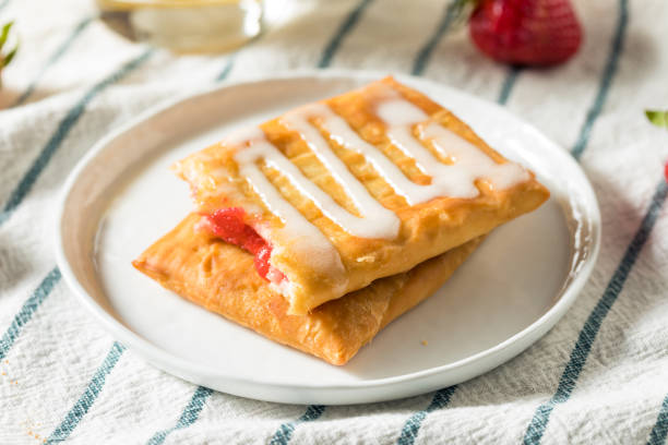 istock Sweet Breakfast Strawberry Toaster Pastry 1145330692