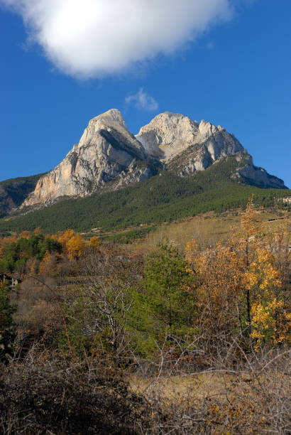 istock Pedraforca mountain is smoking!!. Catalonia. 1145340470