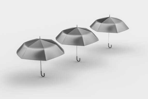 istock 3d rendering, the umbrella with Shed film background 1145341227