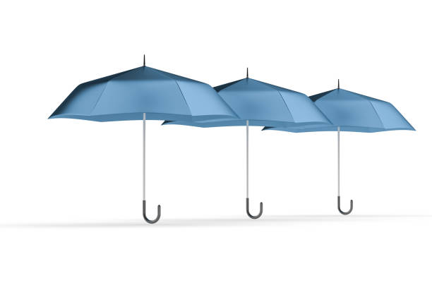 istock 3d rendering, the umbrella with Shed film background 1145341231