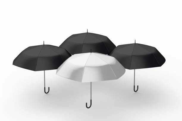 istock 3d rendering, the umbrella with Shed film background 1145341242