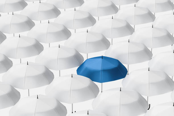 istock 3d rendering, the umbrella with Shed film background 1145341273
