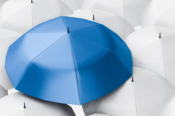 istock 3d rendering, the umbrella with Shed film background 1145341276