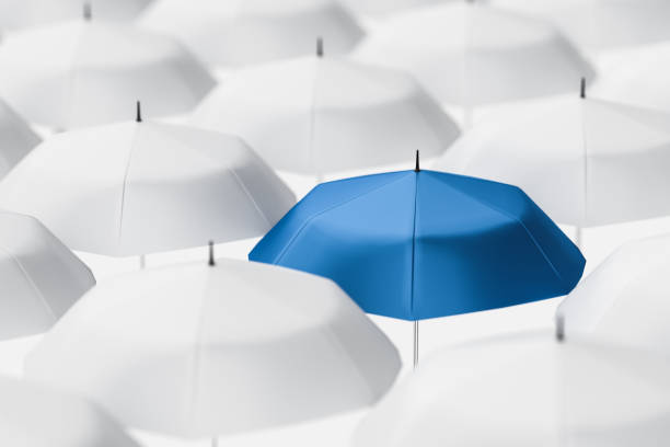 istock 3d rendering, the umbrella with Shed film background 1145341279