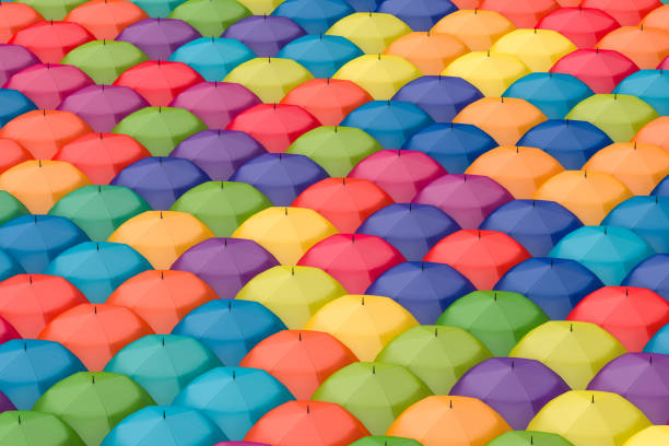 istock 3d rendering, the umbrella with Shed film background 1145341797
