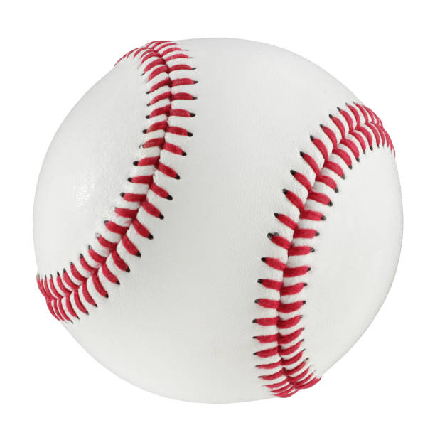 Baseball isolated on a white background with clipping path Baseball isolated on a white background with clipping path softball ball stock pictures, royalty-free photos & images