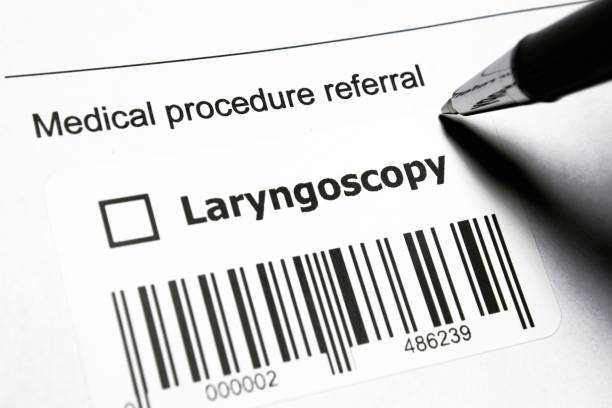 후 두 경 - laryngoscopy 뉴스 사진 이미지