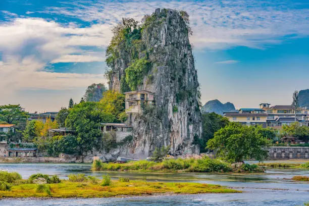 Fubo Hill on the Li River in Guilin