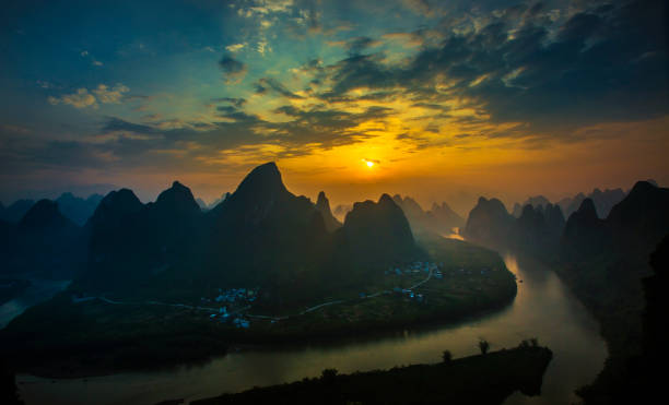 istock Lijiang River in Guilin 1145367760