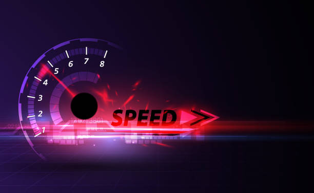 빠른 속도계 자동차 속도 모션 배경입니다. 경주 속도 배경입니다. - fast motion 이미지 stock illustrations
