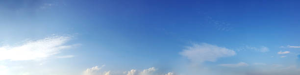 istock Panorama sky with cloud on a sunny day. 1145375981