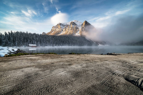 istock dramatic landscape of Pyramid Lake with rocky mountains 1145382514