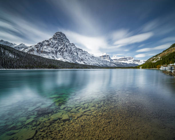 istock dramatic landscape of Pyramid Lake with rocky mountains 1145382623