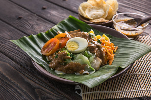 istock gado-gado. traditional Indonesian food 1145382738