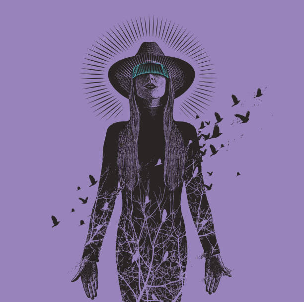 istock Multiple exposure of a Beautiful woman using virtual reality headset to connect with nature 1145388871