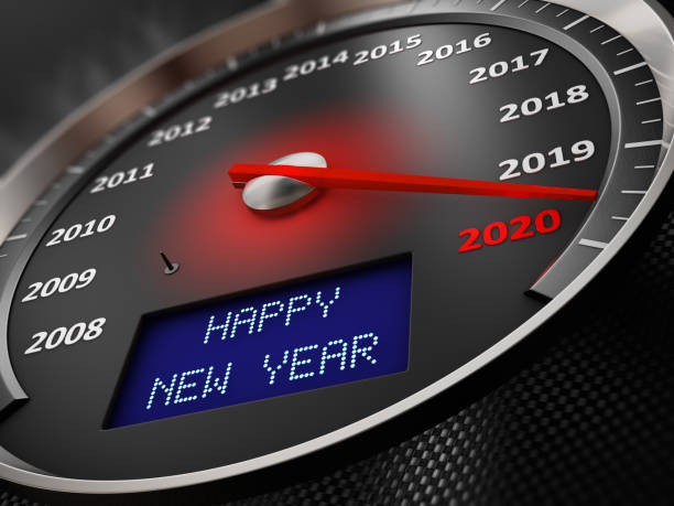 istock speedometer Happy New Year 2020 1145391533
