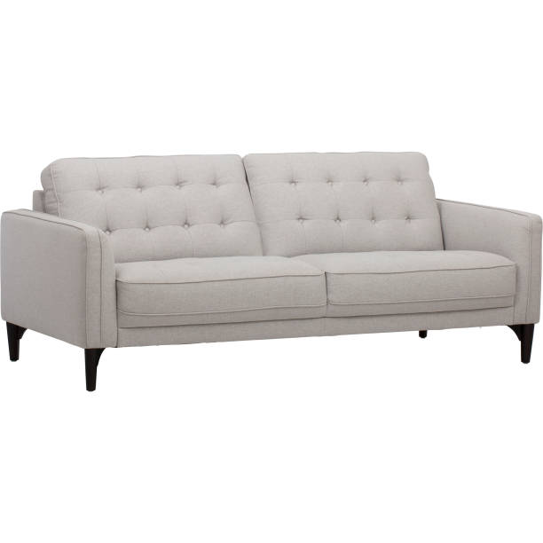 istock light Gray sofa/sofa bed, Christine Light Gray Love-seat, white and pink pillow with white background 1145392495