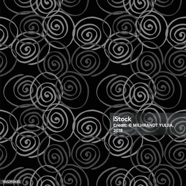 1 Elements Pattern Hand Drawn Decorative Elements Seamless Pattern Stock Illustration ...