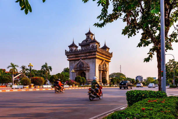 istock Patuxay Monument  in Vientiane, Laos 1145394646