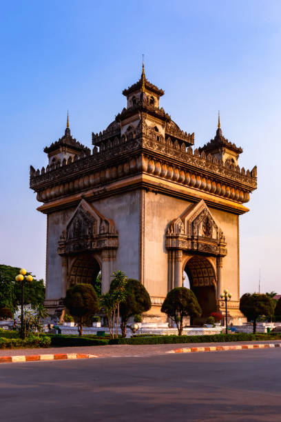 istock Patuxay Monument  in Vientiane, Laos 1145394656