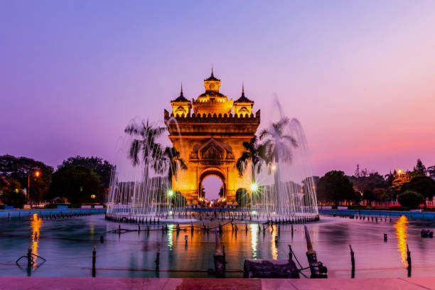 istock Patuxay Monument  in Vientiane, Laos 1145394668