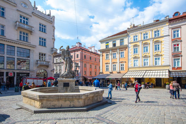 istock Lviv market square. 1145395690